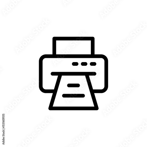 print, printer, printing icon vector