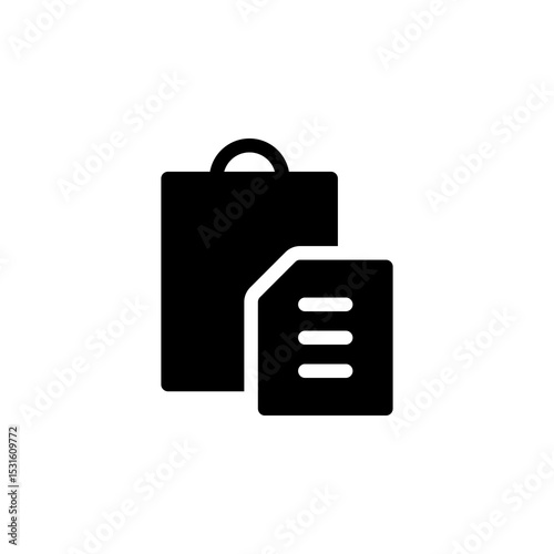 paste, duplicate button icon vector