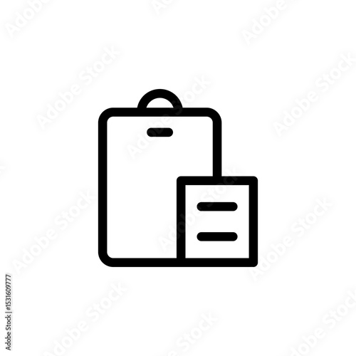 paste, duplicate button icon vector