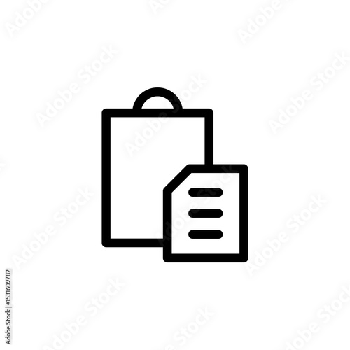 paste, duplicate button icon vector