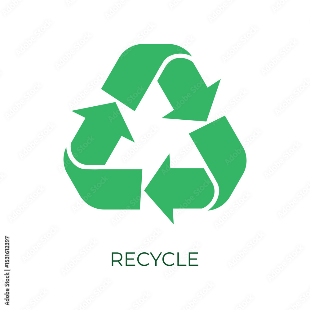 Obraz premium Recycle Icon Vector Design.