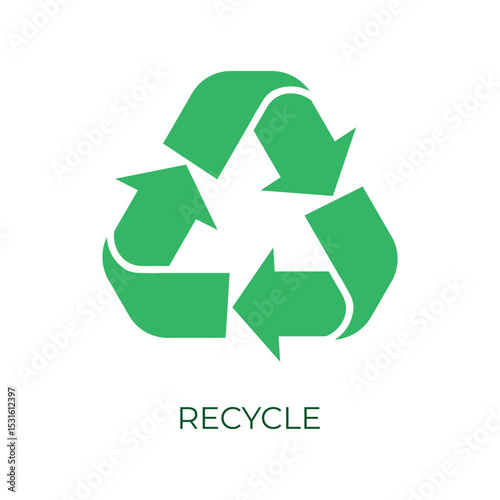 Recycle Icon Vector Design.