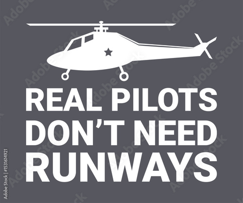 Real pilots don't need runway