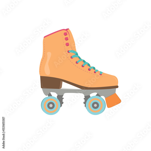 Roller Skate Icon Vector Design.