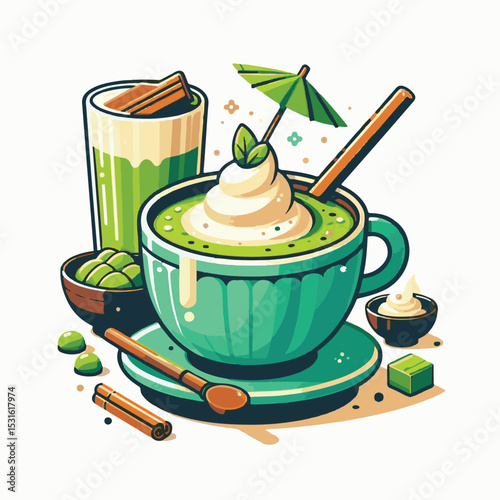 matcha, matchalatte, healthy, latte, green, drink, cafe, cup, beverage, japanese, japan, culture, organic, powder, breakfast, sweet, tea, background, asian, milk, gourmet, refreshment, hot, antioxidan