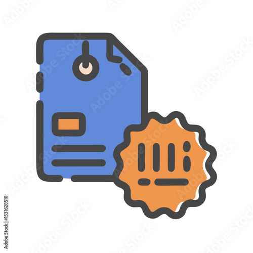 Product Label Printing Icon