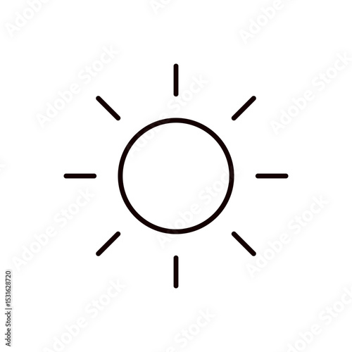 太陽のアイコンイラスト