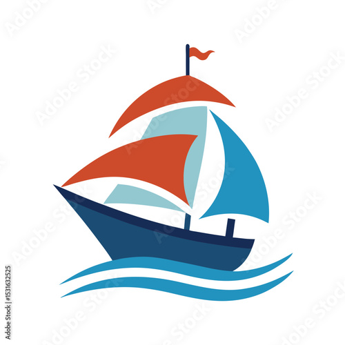 Ship Illustration Vector