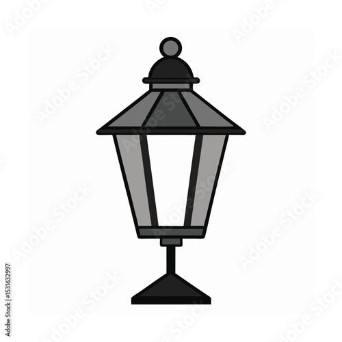 Street Lantern Vector Graphic