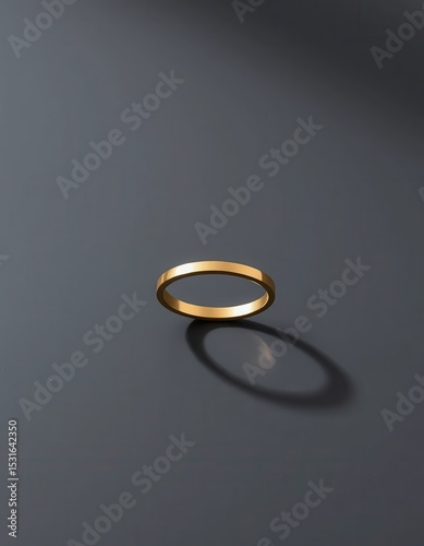 Simple Gold Band Ring Minimalist Jewelry Design