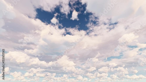 Cloudy Sky And Cloud Time-lapse 60 FPS
