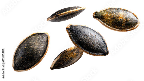 Wallpaper Mural Pumpkin Seeds in Loose Cluster with Gravity Effect on Transparent Background

 Torontodigital.ca