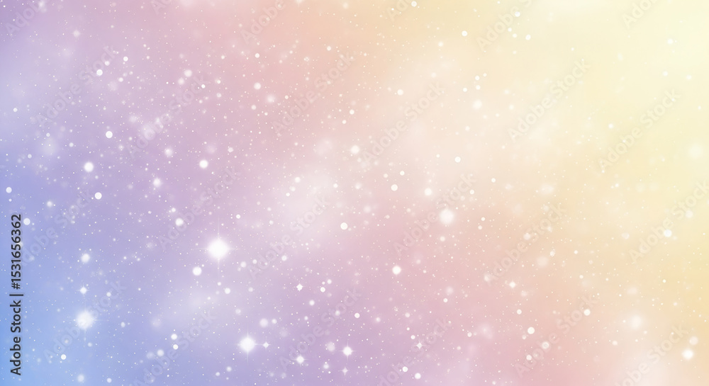 Pastel Pink Purple Yellow Gradient Background with Sparkling Lights Bokeh Effect Soft Dreamy Texture Pastel Pink Purple Yellow Gradient Background with Sparkling Lights Bokeh Effect Soft Dreamy Texture
