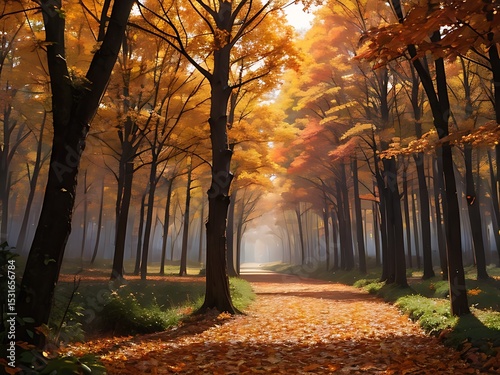 Whispering Leaves Background