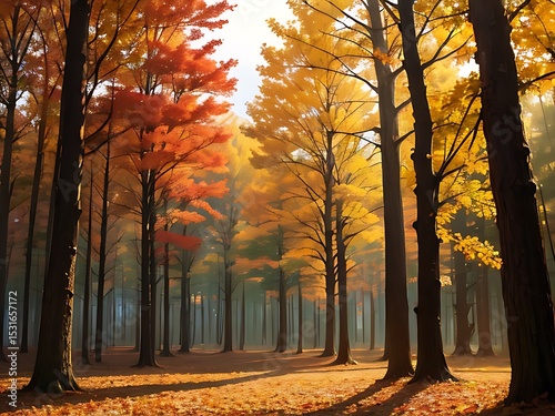 Peaceful Forest Background