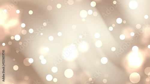 Beżowe tło z rozmytymi światełkami bokeh