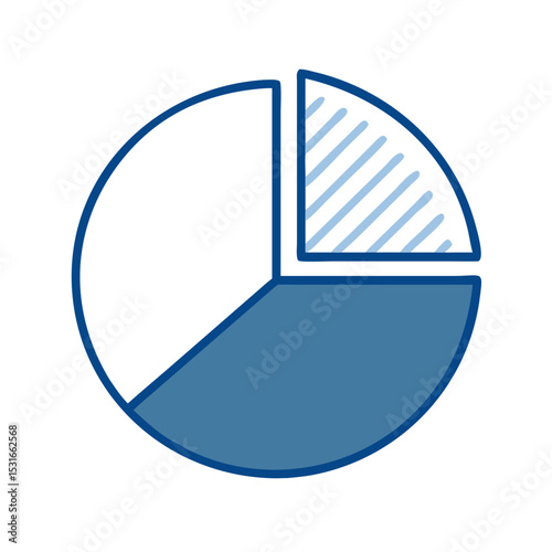 Data Representation With a Pie Chart Showcasing Diverse Segments