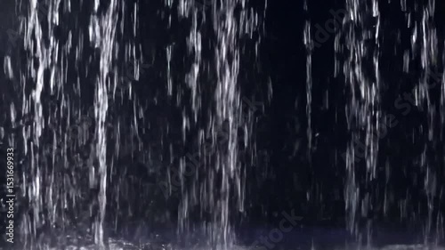 Abstract Water Curtain: Flowing Liquid Texture