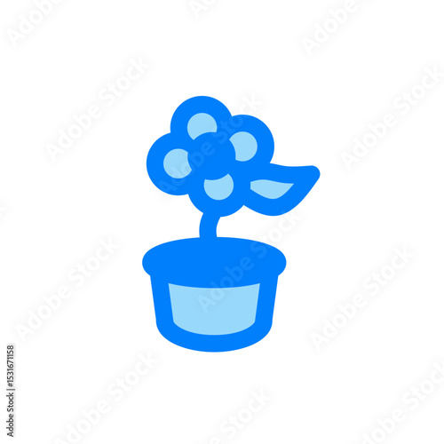 plant decoration duo tone icon