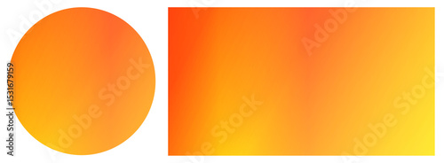 Abstract gradient background, orange yellow red, design or template