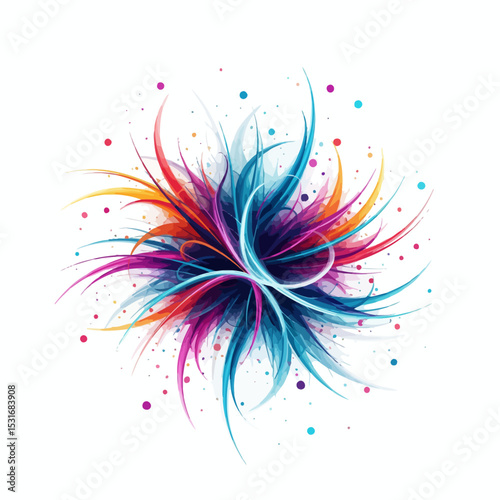 Abstract Multicolor Icon Very Cool Design