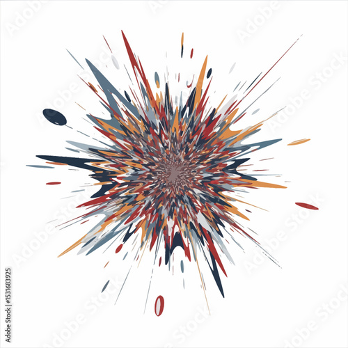 Abstract Multicolor Icon Very Cool Design