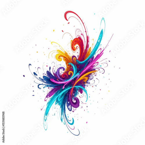 Abstract Multicolor Icon Very Cool Design