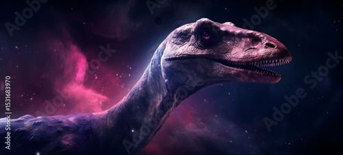 Galaxy Version of Ankylosauria, ai generative