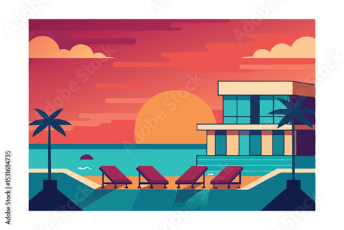 Sunset Paradise Luxury Beachfront Villa with Pool and Stunning Ocean Views