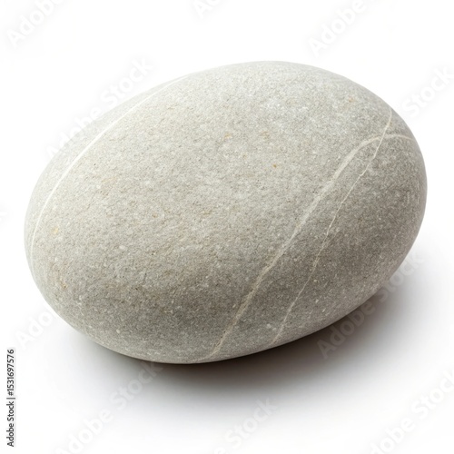 Smooth, Grey River Stone Natural Pebble Texture Image - High-Resolution Stock Photo for Design Projects