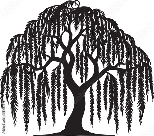vector illustration of a tree