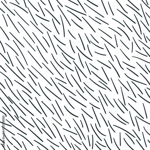 Cartoonish imitation of a hairy or woolly surface