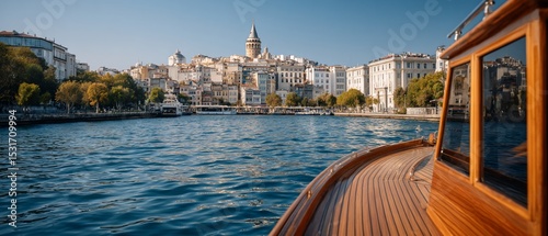 Boats Istanbul Journey Galata Tower Beckons