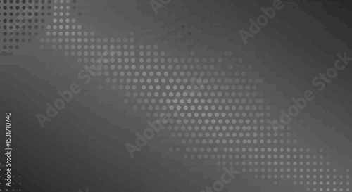 Abstract grey scale background with dots, creating a textured pattern effect