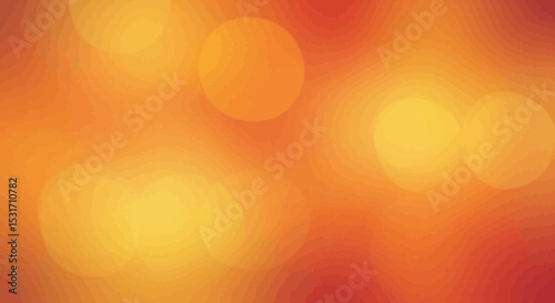 Abstract warm toned blurred background with glowing bokeh effect and soft texture