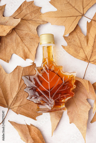 Bottle of tasty maple syrup...