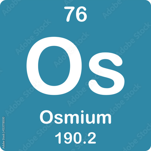 Osmium element of the periodic table