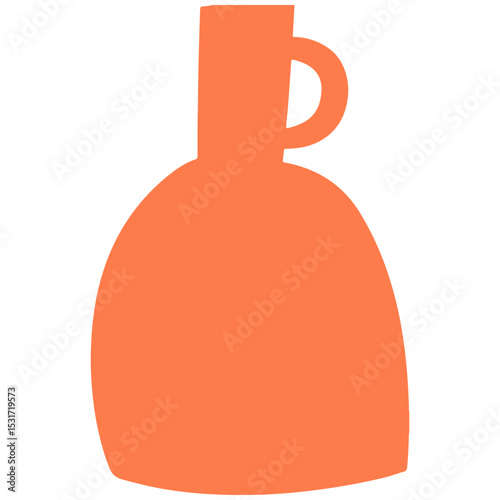 red plastic bottle