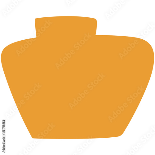 vector illustration of a vase