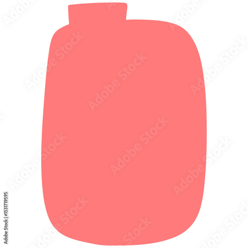 red plastic bottle