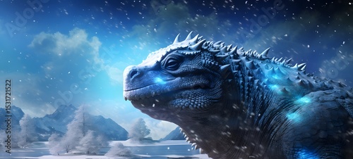 Galaxy Version of Ankylosaurus world, ai generative