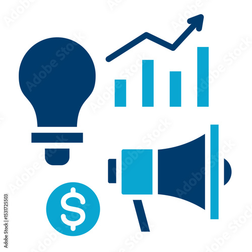 Marketing Mix Icon