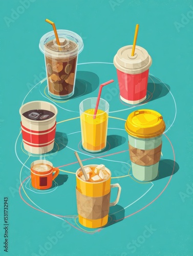 Visual Guide to Rejecting Single-Use Plastics in Cafes for a Sustainable Future