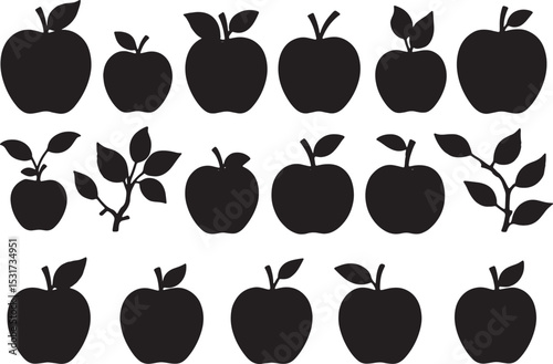 set of different fruits