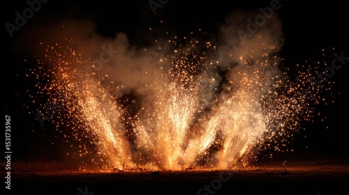 Fireworks shows dazzle crowds with vibrant pyrotechnics choreographed to music, lighting up celebrations and festivals.

