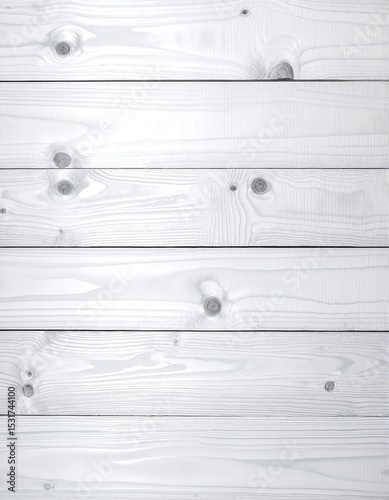 A close-up view of a white wood texture background, showcasing the natural grain patterns, subtle knots, and a soft, weathered appearance that adds warmth.