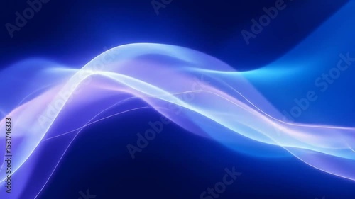 Abstract Flowing Curves Create A Modern Dreamy And Ethereal Backdrop Showcasing Soft Gradients