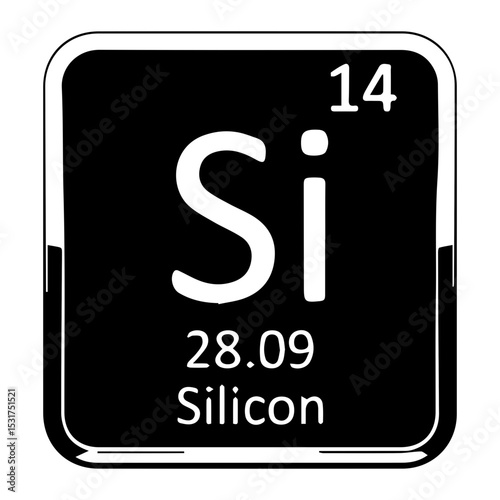 Silicon symbol periodic
