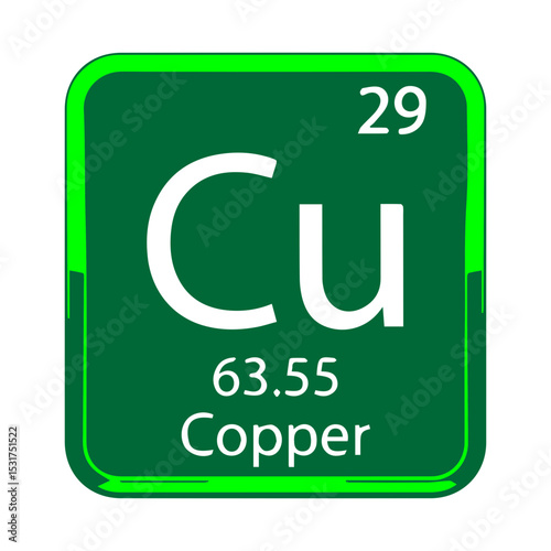Copper Symbol periodic