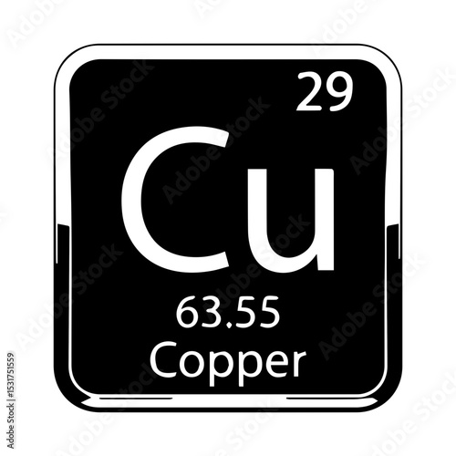 Copper Symbol periodic